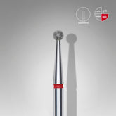 Frez diamentowy kulka czerwona EXPERT średnica 2,5 mm